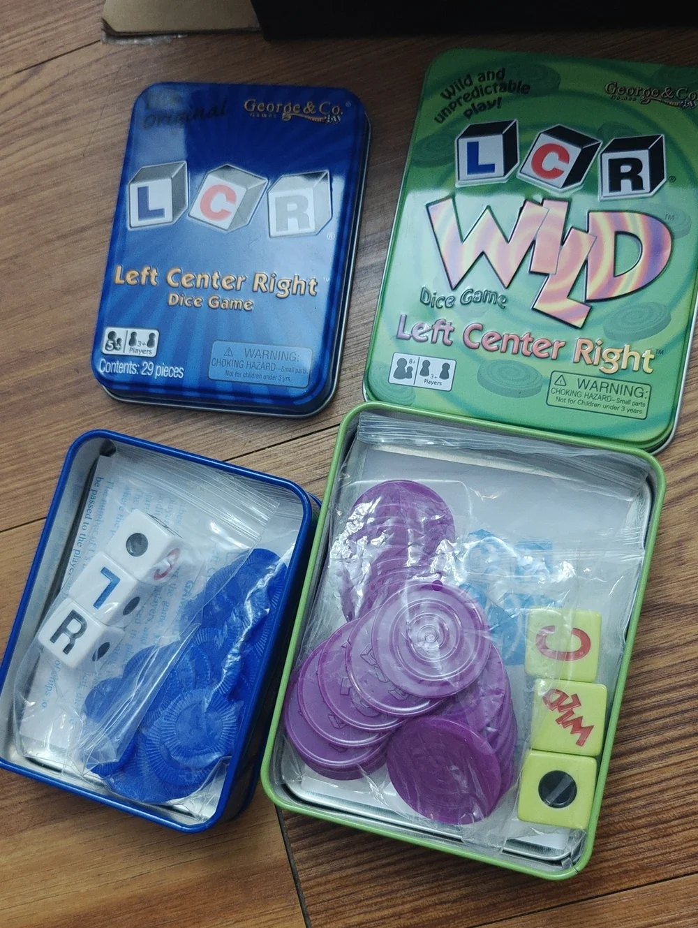 George & Co games the original LCR bundle with LCR Wild game